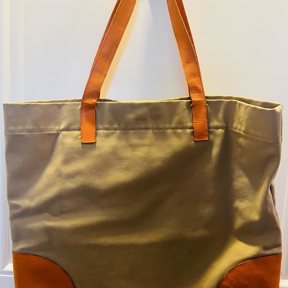 Prada Yellow and Tan Tote Bag - Picture 6 of 9